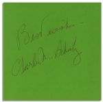 Charles Schulz Signed ''Peanuts'' Christmas Theme Book