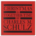 Charles Schulz Signed ''Peanuts'' Christmas Theme Book