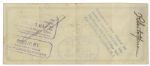 Ernest Hemingway Signed Check From 1950 -- Filled Out Entirely in His Hand