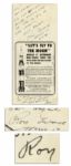 Ron Evans Autograph Letter Twice Signed -- ...Im sure you will enjoy hearing what its like to fly to the moon... -- With Other NASA Paraphernalia