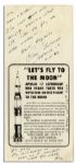 Ron Evans Autograph Letter Twice Signed -- ''...I'm sure you will enjoy hearing what it's like to fly to the moon...'' -- With Other NASA Paraphernalia