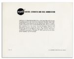 Ron Evans Autograph Letter Twice Signed -- ''...I'm sure you will enjoy hearing what it's like to fly to the moon...'' -- With Other NASA Paraphernalia