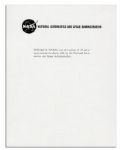 Ronald Evans 8'' x 10'' Photo Signed -- Evans Flew as Command Module Pilot of Apollo 17, the Last Manned Mission to the Moon