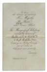 Queen Victoria & Prince Albert Invitation
