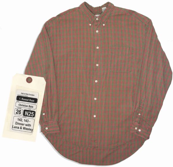 Christian Bale Screen-Worn Hero Shirt From Out of the Furnace