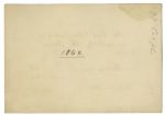 1842 Royal Invitation to Queen Victoria's Buckingham Palace