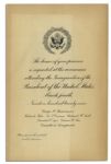 Herbert Hoover Inaugural Program & Invitation