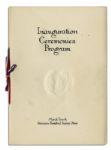 Herbert Hoover Inaugural Program & Invitation