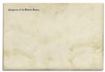 Herbert Hoover Inaugural Program & Invitation