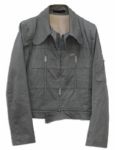 Bruce Lee's Grey Cotton Jacket -- With a COA From His Widow, Linda Lee Who States It Was One of Bruce's Favorite Jackets