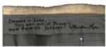 Bruce Lee's Grey Cotton Jacket -- With a COA From His Widow, Linda Lee Who States It Was One of Bruce's Favorite Jackets
