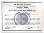 Bruce Lee's Grey Cotton Jacket -- With a COA From His Widow, Linda Lee Who States It Was One of Bruce's Favorite Jackets