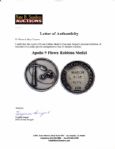 Jack Swigert's Personally Owned Apollo 9 Flown Robbins Medal -- Serial #273