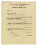 Resolution From 1898 Regarding the Gettysburg National Military Park -- Signed by Two Civil War Veterans