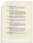 President John F. Kennedy Fact Sheet on the White House China Room -- With Interesting Content Detailing Each President's Addition to the China Collection