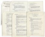 Jackie Kennedy White House Document -- Detailing the Famous Renovation of the White House