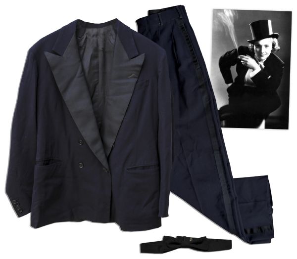 Marlene Dietrich Personally Owned Mens Tuxedo -- Quintessential Dietrich
