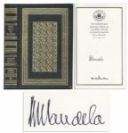 Nelson Mandela Signed Copy of His Autobiography Long Walk to Freedom -- Beautiful, Fine Edition