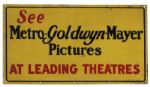 Vintage Hollywood Sign for Metro-Goldwyn-Mayer Pictures