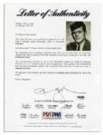 Senator John F. Kennedy Signed Photo -- Taken by the Acclaimed Photographer Philppe Halsman, Photo Appeared on Dustjacket for ''Profiles in Courage'' -- With PSA/DNA