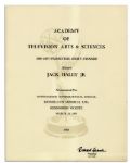 Emmy Award Nomination for a Liza Minnelli Television Special -- Awarded to Minnellis Ex-husband Jack Haley, Jr. in 1987