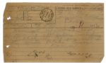 Two Telegrams Pertaining to Press Coverage of King Tut's Tomb, Sent in 1923 & 1924 -- ''...received no reply concerning visiting Tutankhamun beg you will reply...''