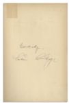 Calvin Coolidge Signed First Edition of His Autobiography -- Uninscribed