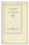 Calvin Coolidge Signed First Edition of His Autobiography -- Uninscribed