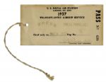 Collection of Items From the Hindenburg Disaster -- Includes Debris & Press Pass From the Day of the Disaster