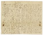 Civil War Letter by a 64th Ohio Infantryman -- ''...a spy hung once and a while. There is 2 or 3 to be hung now...There was one hung one week ago and there were 2 hung...a few days ago...''