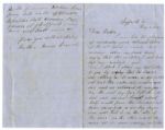 Civil War Soldier Letter -- ''...the slaughter must have been great...50 of them was shot down. So much for drunken officers...They did shoot at our wounded men laying on the ground...''