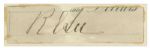 Robert E. Lee Signature -- Clipped From Signed Check