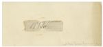 Robert E. Lee Signature -- Clipped From Signed Check