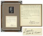 King Edward VIII Signed Copy of His Abdication Speech
