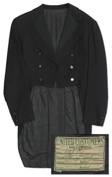 Dinner Jacket Made For Rex Harrison in Unfaithfully Yours by United Costume - With Production Number on The Label