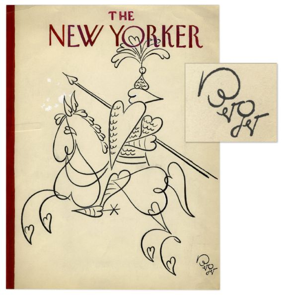 Oscar Berger Valentines Day Cover Art for The New Yorker
