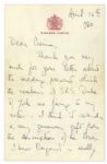 Queen Elizabeth II Autograph Letter Signed From 1960 -- ''...The last reunion was such fun that I think we ought to think about organising another one round about Christmas time!...''