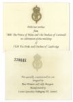 Prince William & Princess Kate Wedding Cake Slice -- Housed in Beautiful Commemorative Tin
