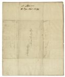 John Q. Adams Autograph Letter Signed to Thomas Pinckney -- ''...accept my respectful congratulation and also the assurance of my best wishes for the satisfactory issue of this mission...''