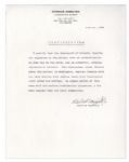 Abraham Lincoln Signed CDV as President -- John Hay Certifies Signature as Authentic on Verso