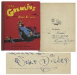 Walt Disney Signed Copy of The Gremlins