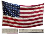 U.S. Army Flag From World War I -- Plus Lot of 25 Postcards From the War