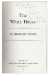 John F. Kennedy Signed Copy of ''The White House'' as President -- Also Signed by Jacqueline Kennedy