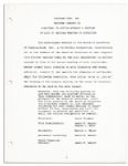 Legendary Jazz Singer Sarah Vaughan Lot of 5 Contracts Signed