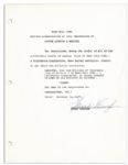 Legendary Jazz Singer Sarah Vaughan Lot of 5 Contracts Signed