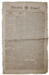 1795 Newspaper With Content by George Washington on the Jay Treaty