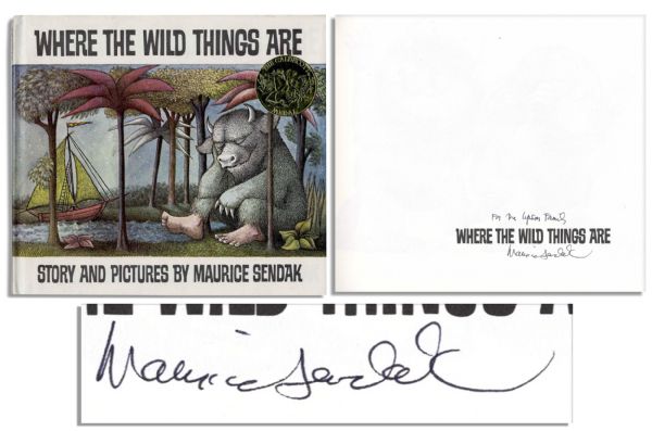 Signed Copy of Maurice Sendak's ''Where the Wild Things Are''