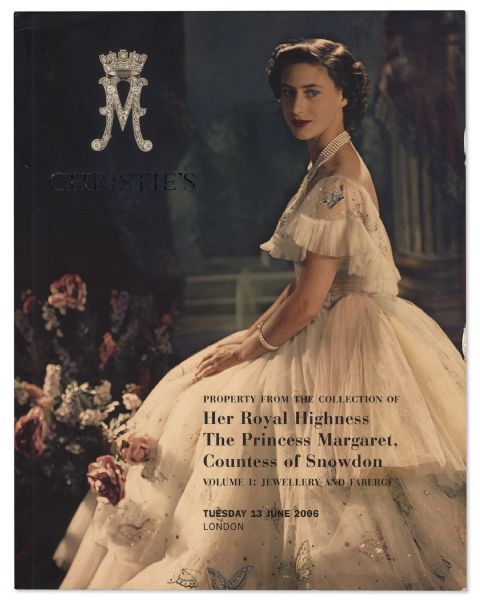 Princess Margaret Worn Diamond & Aquamarine 18K Gold Earclips -- With Leather Bound COA From Kensington Palace and Provenance from Her 2006 Christie's Estate Auction