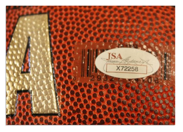 Jeremy Lin Signed Basketball -- With JSA COA