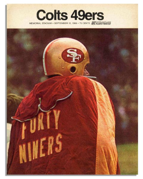 Collection of 10 Baltimore Colts Programs From the 1968 Season